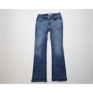 Buckle BKE Womens 26 Faded Thick Stitch Stretch Stella Slim Fit Bootcut Jeans